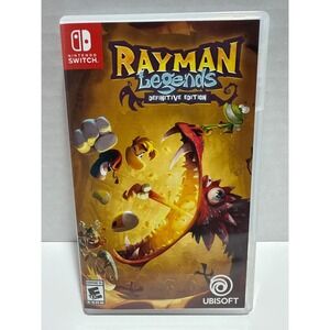 Rayman Legends Definitive Edition Nintendo Switch Ubisoft Platformer Game Case